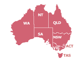 map Australia