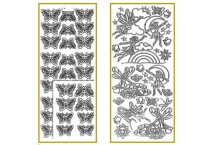 Stickers: gold & silver Stickers: gold & silver