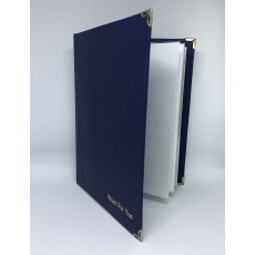 A4 Cloth Covered Album: 30 Pockets personalised