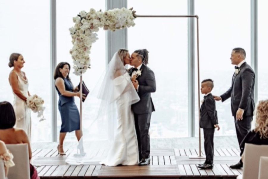 What is a civil marriage ceremony?